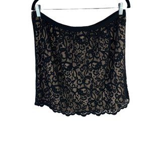 Skirt Lace Overlay Black sz 14